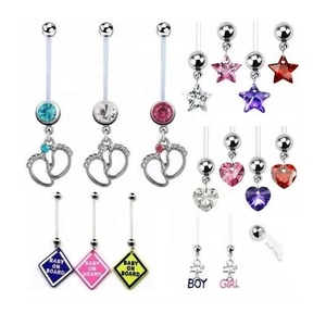 Anneaux de nombril de <span class=keywords><strong>grossesse</strong></span> pour femmes Ombligo Bijoux de <span class=keywords><strong>piercing</strong></span> au nombril en pierre pour mariages <span class=keywords><strong>et</strong></span> fiançailles - Product Image 4