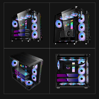 High Compatibility ATX Gaming Case 400mm GPU 360mm Water Cooling Support M-ATX Tempered Glass PC Computer Chassis