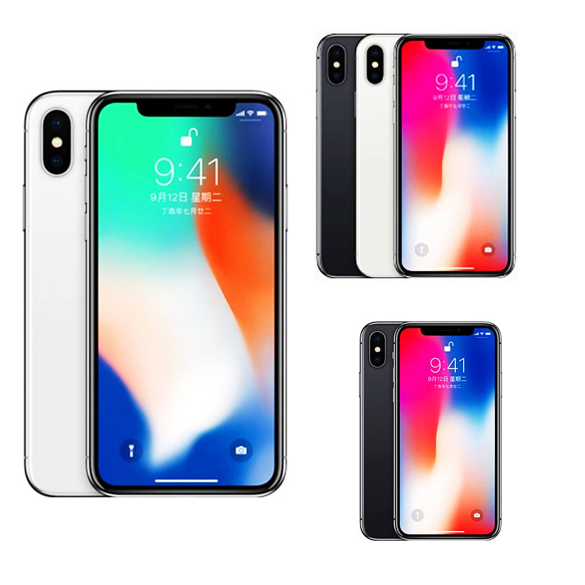 Used Mobile Phones Cellphones Quality Unlocked Original for Iphone X Second Hand Phones Apple Wholesale