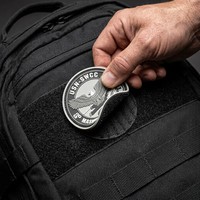 Écussons en PVC souple personnalisés pour le trafic, étanches, badges tactiques 3D pour vestes, chapeaux, sacs à dos - Étiquettes durables en PVC souple en forme de cœur