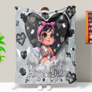 Productos populares 2024 tendencia diseño personalizado Mama Chingona Chicana Te Lo <span class=keywords><strong>Digo</strong></span> Por Tu Bien Boho manta de tiro suave - Product Image 4