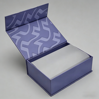 Boîte rigide personnalisée avec grand couvercle magnétique, en carton ondulé recyclable, pour cadeaux de mariage, boîte mystère vide, avec dorure à chaud