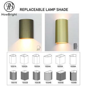 현대 DIY 벽 보루 공장 최고의 가격 GU10 램프 홀더 홈 샵에 대한 다른 그늘과 색상 인테리어 핫 세일 결합 - Product Image 2