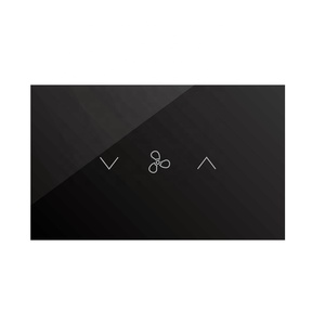 X807K Tuya <span class=keywords><strong>Touch</strong></span> Wifi interruptor de ventilador de techo US Smart Life temporizador remoto velocidad pared vidrio APP Control funciona con <span class=keywords><strong>Alexa</strong></span> Google Home - Product Image 3
