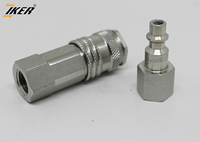 Raccord pneumatique rapide Rectus série 23KA en acier au carbone, norme ISO6150B, raccord rapide pour air comprimé