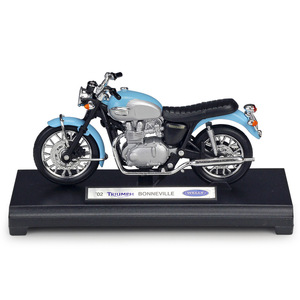 Vendita calda Welly <span class=keywords><strong>TRIUMPH</strong></span> 2002 <span class=keywords><strong>Bonneville</strong></span> 1:18 Diecast moto simulazione modello di moto in lega - Product Image 6