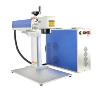 Mini machine de gravure laser à fibre fendue, 20w, 30w, 50w, pour acier métallique