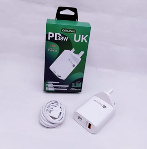 Universal Qc3.0 อะแดปเตอร์ Pd 12W ถึง 20W Fast ชาร์จ USB และ USB <span class=keywords><strong>C</strong></span> ประเภท <span class=keywords><strong>C</strong></span> 18W สําหรับโทรศัพท์มือถือทํา ABS - Product Image 2