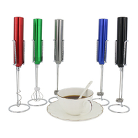 Mousseur à lait rechargeable, fouet électrique portatif, mélangeur à café avec 3 vitesses réglables, fouet à mousse, mousseur USB