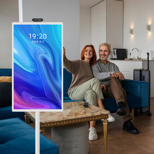 Televisor Móvil Android LED de 32 Pulgadas con Pantalla Táctil de 120Hz, Pizarra Digital Interactiva, Transmisión <span class=keywords><strong>en</strong></span> <span class=keywords><strong>Vivo</strong></span> <span class=keywords><strong>en</strong></span> Línea, Gabinete Blanco, Full HD - Product Image 4