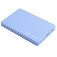 Harga Baru Plastik Sata Ke USB3.0 2.5 Inci Hard Disk Drive Enclosure Sistem Penyimpanan Eksternal Kotak Kotak HDD