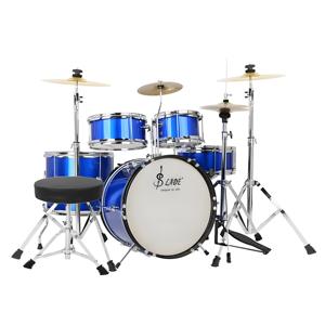 Slade nhà máy OEM ODM bán buôn trẻ em chuyên nghiệp cụ gõ trẻ em trống Bộ 5 Trống 4 Cymbals trống Kit - Product Image 3