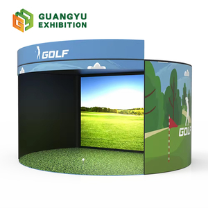 Nhà Máy Tùy Chỉnh Kích Thước Golf Simulator Bao Vây Nhiệm Vụ Nặng Nề Golf Simulator Lồng Thùng Cho Thời Gian Bình Thường Trong Nhà Nhà Thực Hành - Product Image 5