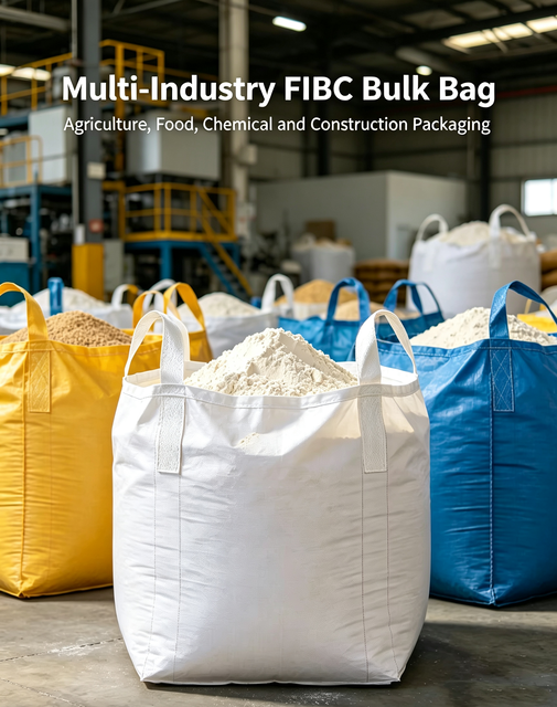 Food Grade PP Antistatic Drawstring Baffle Jumbo Bag 1 Ton Bulk Bag Super Sack Big Bag 5:1 Safety Factor