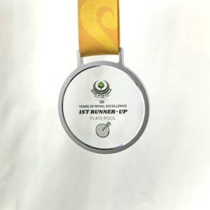 Medallas <span class=keywords><strong>de</strong></span> Cristal Redondas Personalizadas <span class=keywords><strong>de</strong></span> Fábrica para Premios Deportivos y Competiciones, con Borde Metálico Dorado, Plateado o Cobre - Product Image 6
