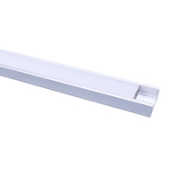Profilé en aluminium linéaire pour bande lumineuse LED, extrusion personnalisée 16*06 mm, décoration linéaire