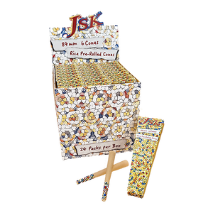 Impression de logo personnalisé Prerolls cône classique King Size rouleau marron naturel étiquettes à pointe conique boîte en papier couché accessoires pour fumeurs - Product Image 2