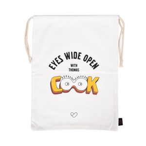 Bolsa de Algodón con Cordón, Bolsa de Regalo, Bolsa de Embalaje, Etiqueta Tejida Bordada, Diseño Personalizado, Venta al por Mayor, Fábrica - Product Image 3