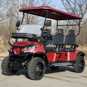 Carrito de Golf de 4 Asientos, Vehículo de Cuatro Ruedas, Carritos de Golf <span class=keywords><strong>Todoterreno</strong></span>, Carrito de Golf <span class=keywords><strong>Todoterreno</strong></span> de Cuatro Ruedas con Asientos Plegables - Product Image 2