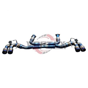 Système d'échappement Catback avec tuyaux de réglage Valvetronic en alliage de titane de qualité OEM Vortex Factory pour Chevrolet Corvette C8 - Product Image 5