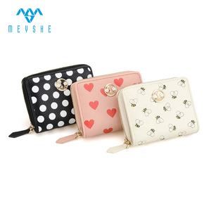 Monedero de Cuero Genuino Personalizado por Sublimación de Buena Calidad para Mujer, con Estampado de Dinero, Tarjetero, Monedero con Cremallera - Product Image 6