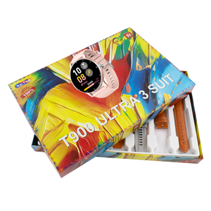 Montre connectée <span class=keywords><strong>T900</strong></span> 2026 pour hommes, nouvelle montre connectée avec écran tactile HD, mesure de la fréquence cardiaque, ensemble de montres connectées <span class=keywords><strong>7</strong></span> en 1 - Product Image 1