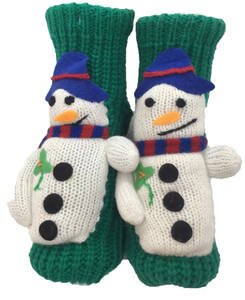 Femme Femmes Filles Noël Père Noël Pingouin Bonhomme de neige Renne Full Body 3D Animal Anti-slip Indoor Room Home Slipper Socks - Product Image 2