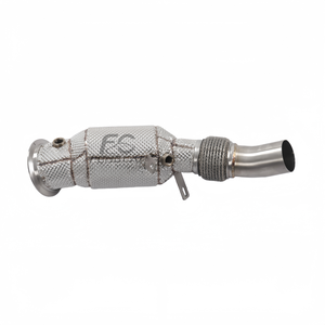 Collecteur d'échappement SS304 N20 pour moteur <span class=keywords><strong>BMW</strong></span> Série 4 F32 F33 F36 420i 428i, tuyau de descente avec bouclier thermique - Product Image 5