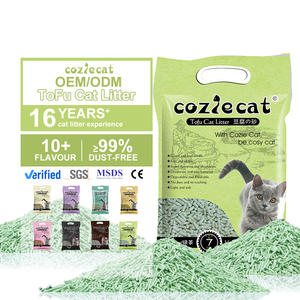 Litière <span class=keywords><strong>pour</strong></span> chat au tofu, parfum thé vert intense, 2,5 kg, agglomération rapide, faible poussière, ingrédients naturels <span class=keywords><strong>pour</strong></span> chatons et chats adultes, certifiée MSDS - Product Image 1