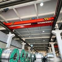 Vente directe d'usine de grues de pont à double poutre de style européen 6T-100T avec chariot électrique et télécommande
