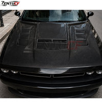 Capot en fibre de carbone modifié Challenger, adapté aux Dodge Challenger 2014-2023. Fournisseur en gros.