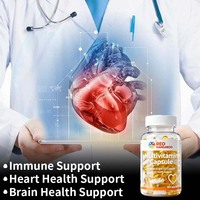 OEM, gélules liquides multivitaminées pour hommes, soutien du cerveau immunitaire, santé cardiaque, vitamine B12, supplément vegan en capsules molles