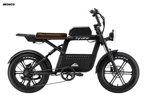 <span class=keywords><strong>Bicicleta</strong></span> Eléctrica Retro Bronco - Motor de 48V, Batería de 13Ah, Cuadro de Aleación de 20 Pulgadas, Batería de Litio para <span class=keywords><strong>Bicicleta</strong></span> Eléctrica con Rueda Trasera - Product Image 3