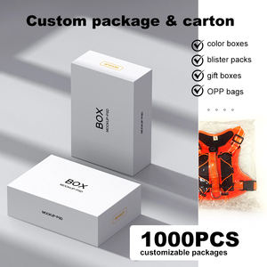 เสื้อกั๊กสุนัขเรืองแสงสะท้อนแสงมองเห็นได้ชัดเจนแบบชาร์จไฟได้พร้อมสายจูงสุนัขเดินกลางคืน - Product Image 5