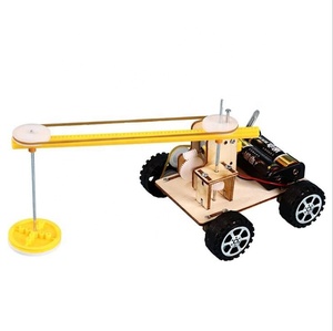 <span class=keywords><strong>Robot</strong></span> balayeur pour enfants, <span class=keywords><strong>jouet</strong></span> en <span class=keywords><strong>bois</strong></span>, bricolage, balayeuse artisanale, jouets éducatifs, technologie, nouveau - Product Image 2