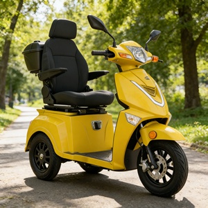 Triciclo Eléctrico Cómodo de 60V/1000W con Asiento Acolchado, Frenos de Disco, para Viajes de Corta Distancia, para Movilidad VISTA-3 - Product Image 1