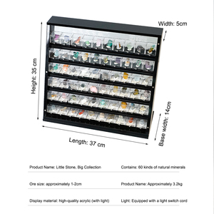 Phong Thủy Phong Cách Thu Nhỏ Khoáng Sản Pha Lê Bảo Tàng Mẫu Vật Phổ Biến Khoa Học Giảng Dạy Máy Tính Để Bàn Đồ Trang Trí - Product Image 4