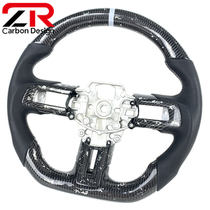 Volante Calefactable de Fibra de Carbono para <span class=keywords><strong>Ford</strong></span> <span class=keywords><strong>Mustang</strong></span> Sexta Generación S550 Coupé GT <span class=keywords><strong>V8</strong></span> RS 350 500 Shelby <span class=keywords><strong>Mach</strong></span> <span class=keywords><strong>1</strong></span> RTR 2015-2023 - Product Image 2
