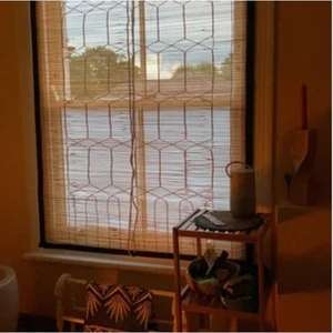 Honey Comb <b>Shades</b> Wooden Bamboo <b>Window</b> Roller Blind Size 5x4FT bamboo blinds High Quality Bamboo Blinds Handmade Small - Product Image 4