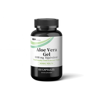 Cápsulas de Aloe Vera Natural de Marca Privada OEM, Promueven la Digestión, Cápsulas de Extracto de Aloe Vera Detox, Cápsulas de Aloe Vera - Product Image 1