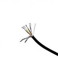 Câble électronique double blindage personnalisable UL20276 OD 5,5 mm pour environnement électromagnétique complexe