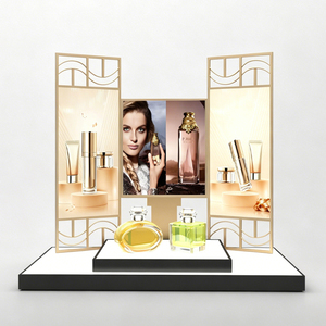 Gran oferta, nuevos estantes de exhibición de cosméticos acrílicos personalizados, estante de exhibición LED para el cuidado de la piel - Product Image 1