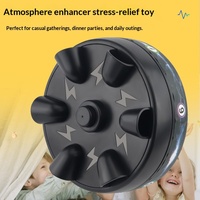 Six-Finger pour détecteur de mensonges à choc électrique, décompression, jeu de doigts pour toute la personne, jeu de société, jouet de bureau, aventure, plastique noir