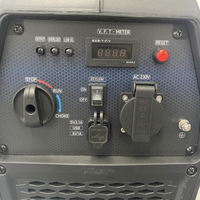 Générateur à essence à inverseur 3000W 65 dB à 7 mètres 3200 tr/min Mode ECO à faible vitesse pour le camping nocturne silencieux et l'utilisation domestique