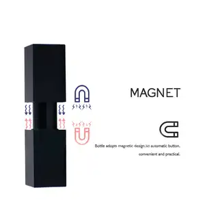 Custom Logo Makeup Long Lasting Waterproof High Pigment Lipstick Luxury 21 Colors Magnetic Matte Lipstick