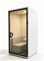 Offre Spéciale : Cabine de Travail Modulaire Amovible en Aluminium, Portable, pour Bureau Compact ou Espace Privé, Facile à Installer en Extérieur