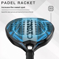 Raqueta de Pádel de Fibra de Carbono 3K/12K/18K Personalizada de Fábrica JV-21 para Deportes al Aire Libre
