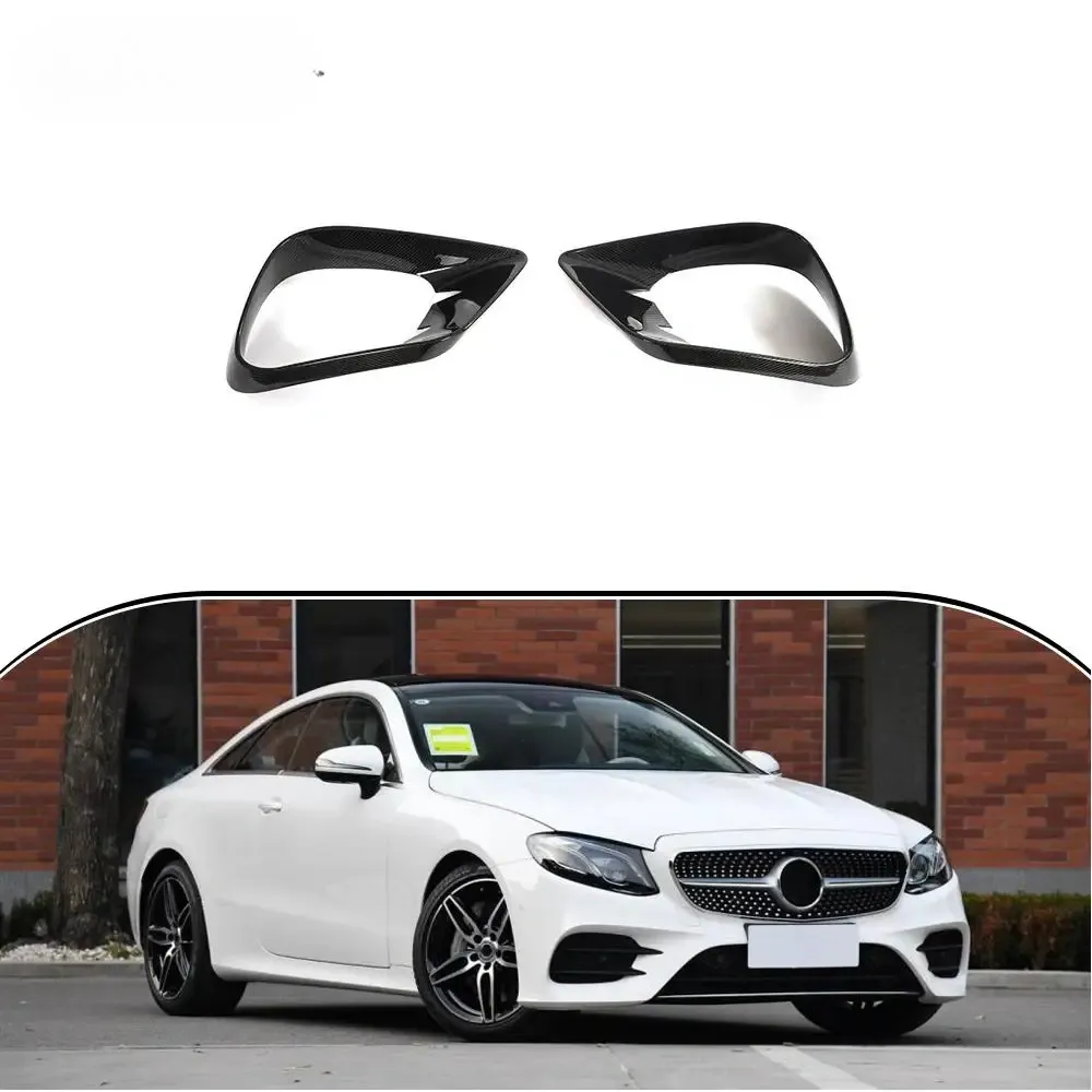 C238 sợi carbon đèn sương mù che Vent trang trí Mercedes-Benz E-Class W213 C238 2017 2020 E400 E450 2 cửa