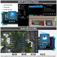 Testeur de câbles POE et outils réseau WiFi Rsrteng IPC-5100 Plus 5,4 pouces pour moniteur de caméra CCTV/IP TVI CVI AHD