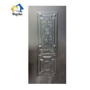 Precio competitivo Puerta <span class=keywords><strong>Exterior</strong></span> Puerta Piel Hoja de acero estampada Piel de puerta de acero en relieve - Product Image 5